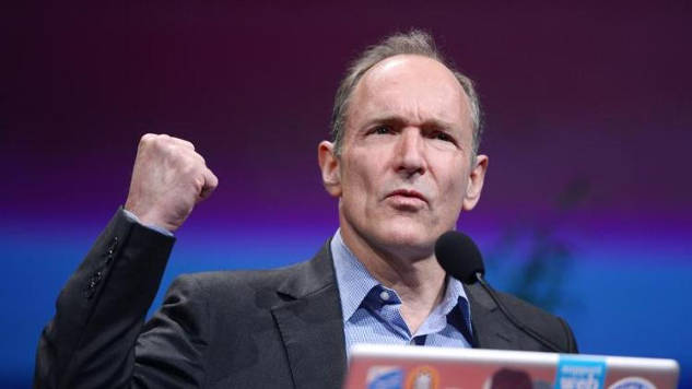 Tim Berners-Lee: literally THE "web developer". 