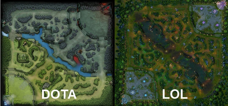 The maps have minor differences (we'll get to that later) but the overall structure is very similar.