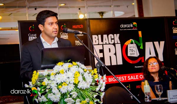 Daraz Sri Lanka announcing Black Friday promotion in 2016