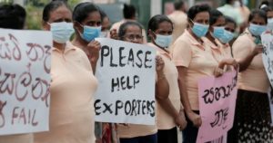 Women protesting amidst #EconomicCrisisLK | #GoHomeRajapaksas