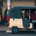 A tuktuk in a fuel queue | National Fuel Pass system gets two new features | CPC