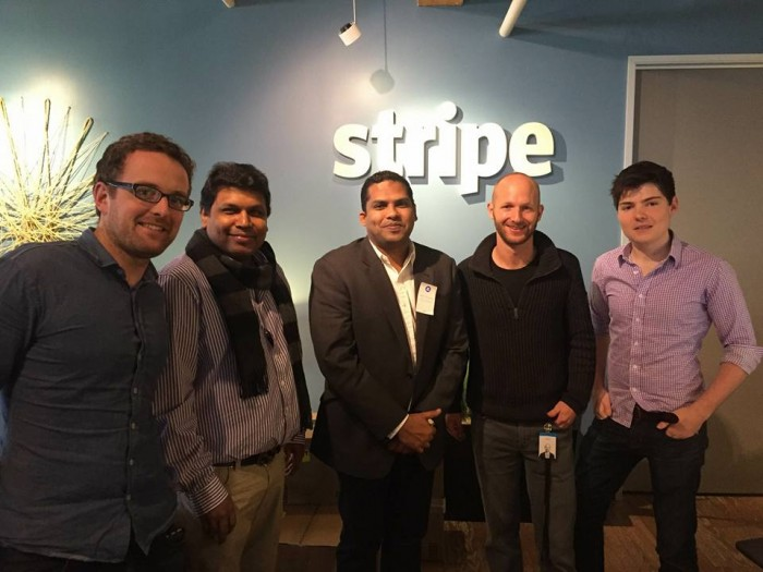 ICTA CEO Muhunthan Canagey and Hon. Minister of Telecommunication & Digital Infrastructure Harin Fernando with the Stripe Team
