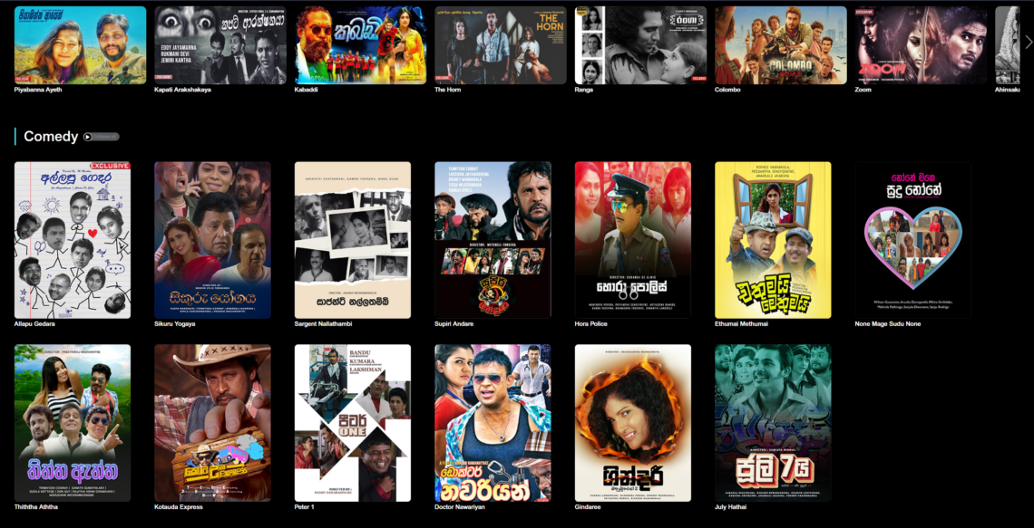 Thina wants to be the Netflix for Sri Lankan movies