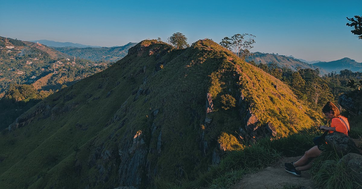 Image of a view on top of the Little Adam's Peak hike